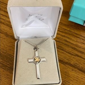 Silver Cross necklace